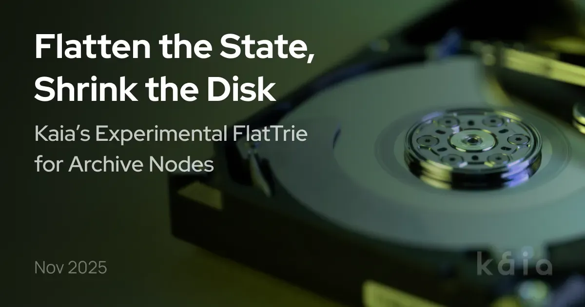 Flatten the State, Shrink the Disk