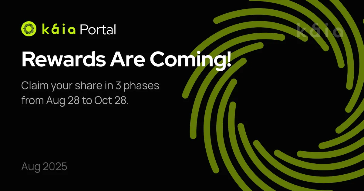 Kaia Portal Epoch #2 Reward Announcement