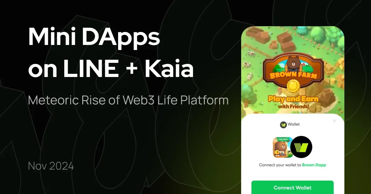 Mini DApps on LINE + Kaia: Meteoric Rise of Web3 Life Platform