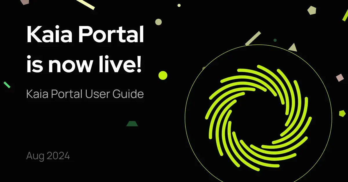 Kaia Portal is now live!