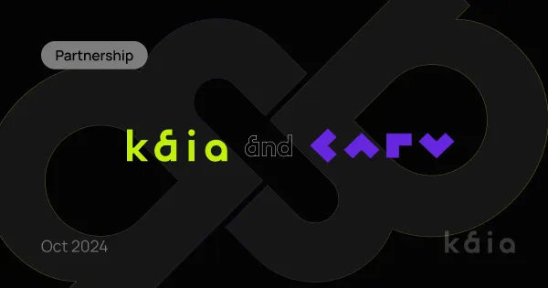 CARV의 데이터 소유권 및 수익화 레이어가 Kaia에 출시되었습니다.