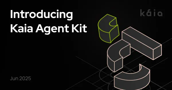 Introducing Kaia Agent Kit