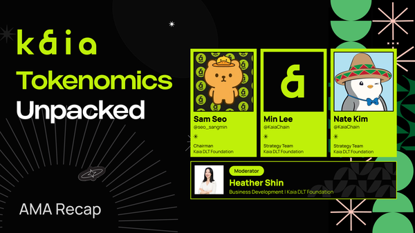 Kaia Community AMA Recap: Tokenomics Revision & Contribution Rewards (CR)